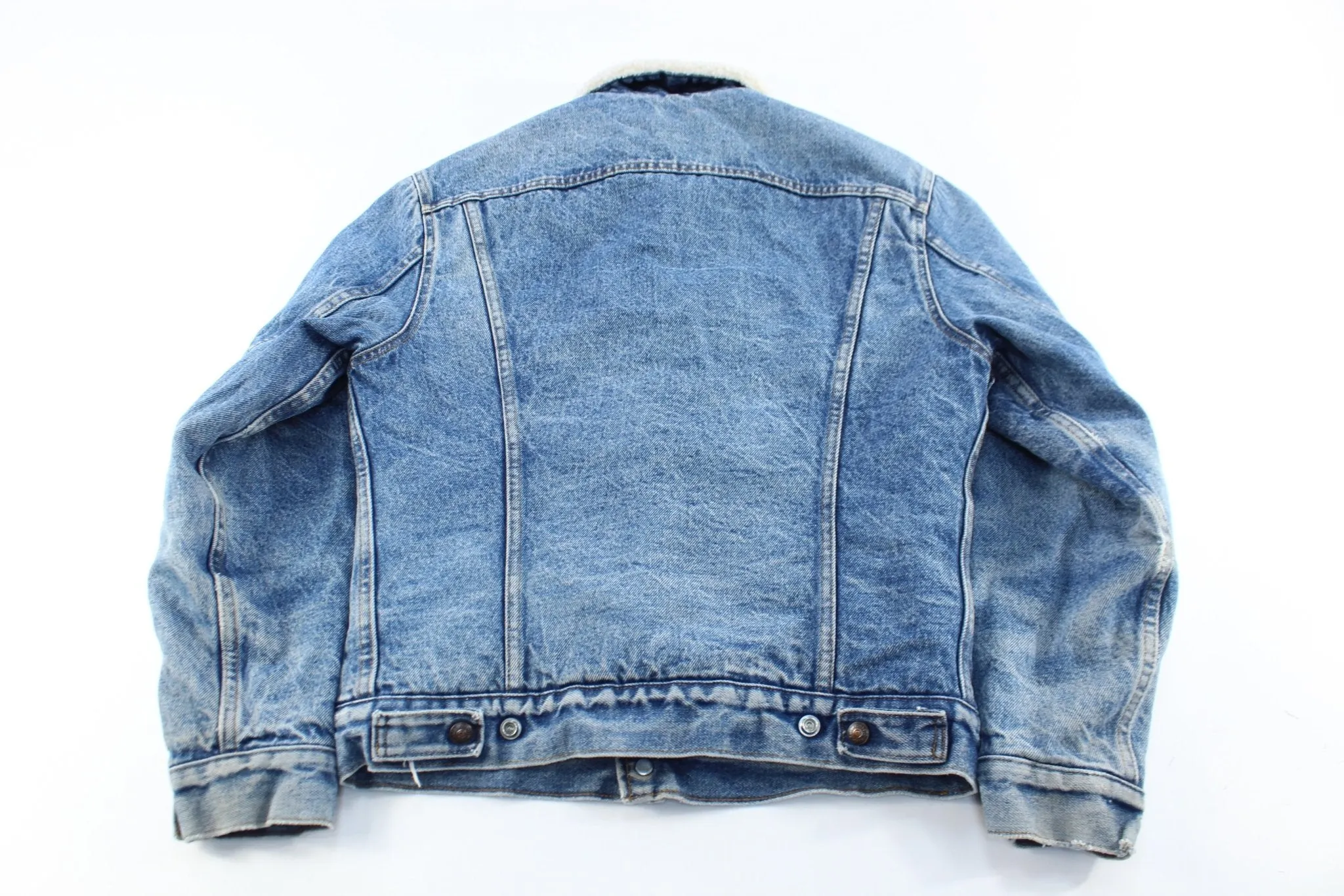 80's Levi's Sherpa Lined Denim Trucker Jacket