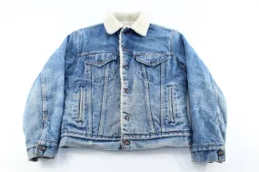 80's Levi's Sherpa Lined Denim Trucker Jacket