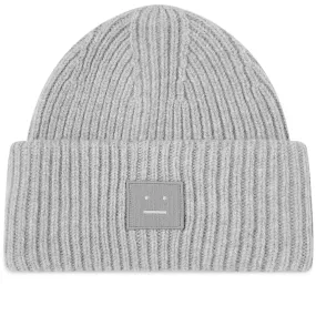 Acne Studios Pana Face Beanie, Light Gray Melange