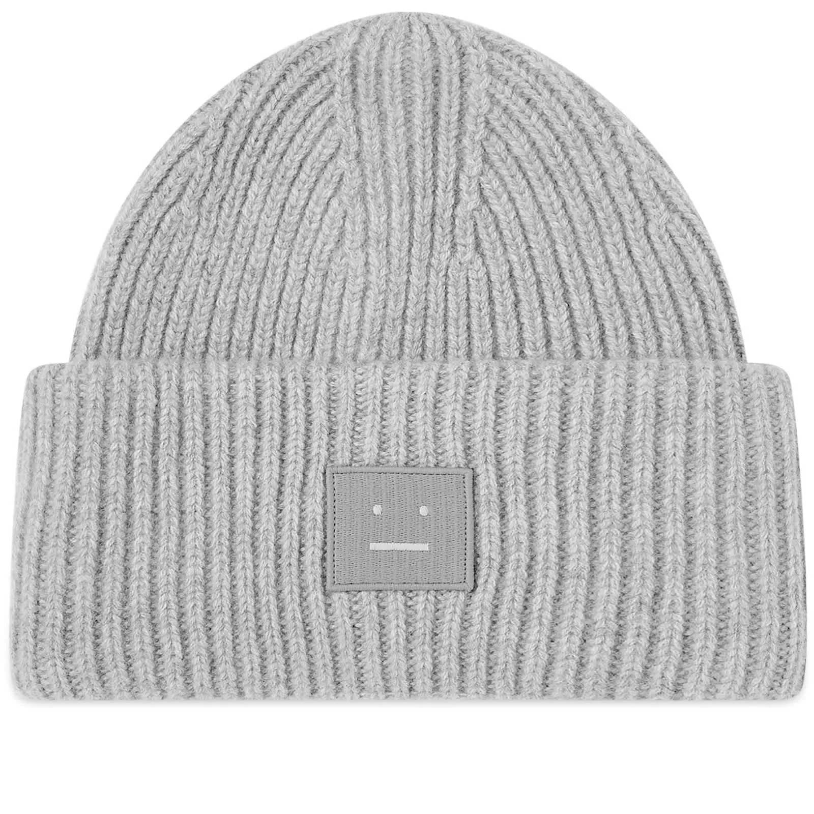 Acne Studios Pana Face Beanie, Light Gray Melange