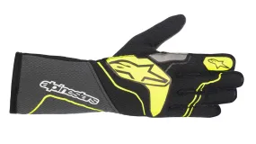 ALPINESTARS 3550123_9151_L TECH 1-ZX v3 Racing gloves, FIA 8856-2018, tar gray/black/yellow fluo, Size L