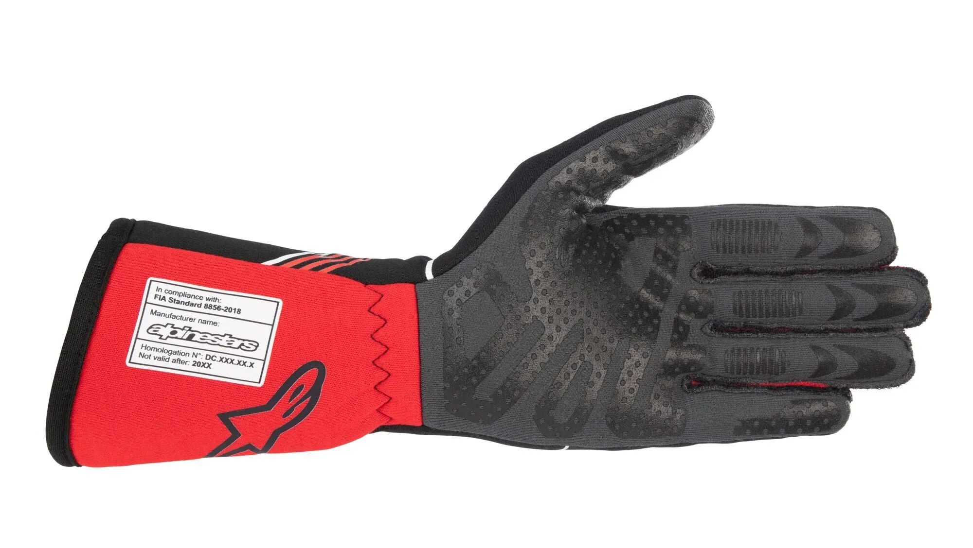 ALPINESTARS 3551023_13_M TECH 1-RACE v3 Racing gloves, FIA 8856-2018, black/red, Size M