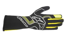 ALPINESTARS 3551023_155_M TECH 1-RACE v3 Racing gloves, FIA 8856-2018, black/yellow fluo, Size M