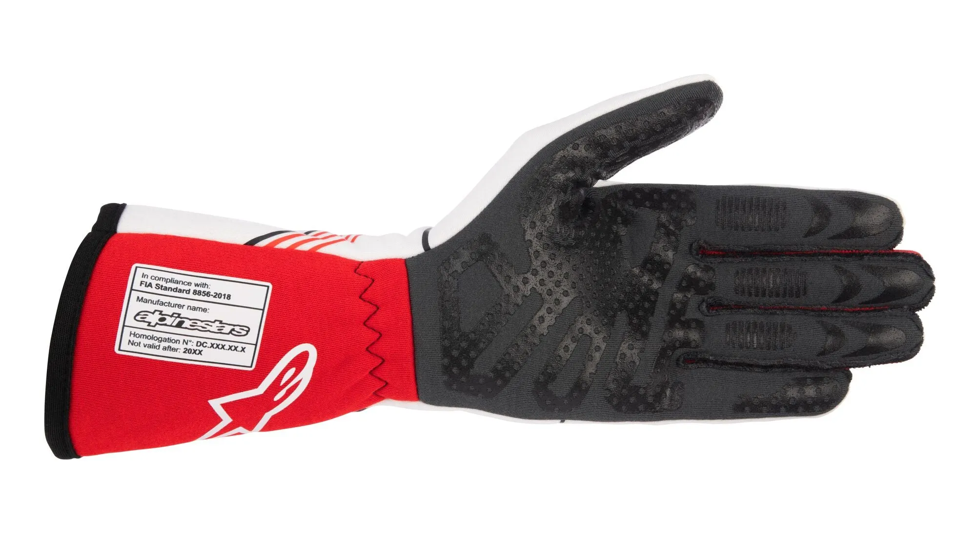 ALPINESTARS 3551023_23_M TECH 1-RACE v3 Racing gloves, FIA 8856-2018, black/red, Size M