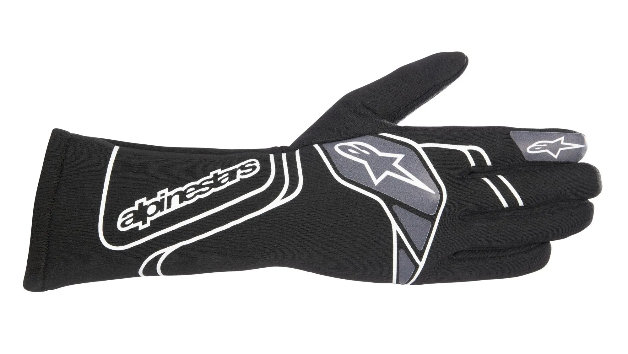 ALPINESTARS 3551523_10_M TECH 1 START v3 Racing gloves, FIA 8856-2018, black, Size M