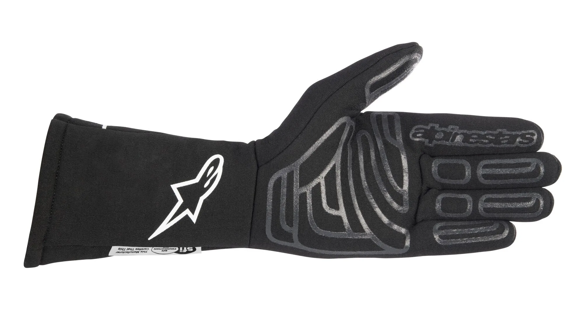 ALPINESTARS 3551523_10_M TECH 1 START v3 Racing gloves, FIA 8856-2018, black, Size M