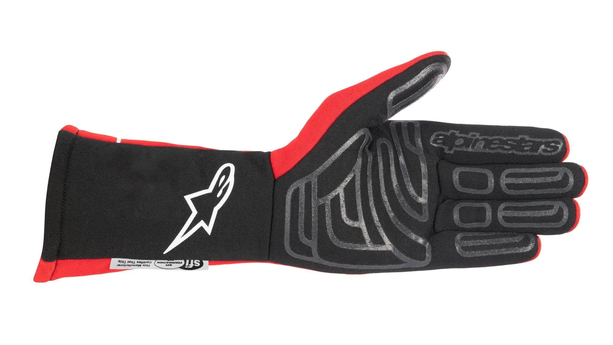 ALPINESTARS 3551523_30_M TECH 1 START v3 Racing gloves, FIA 8856-2018, red, Size M