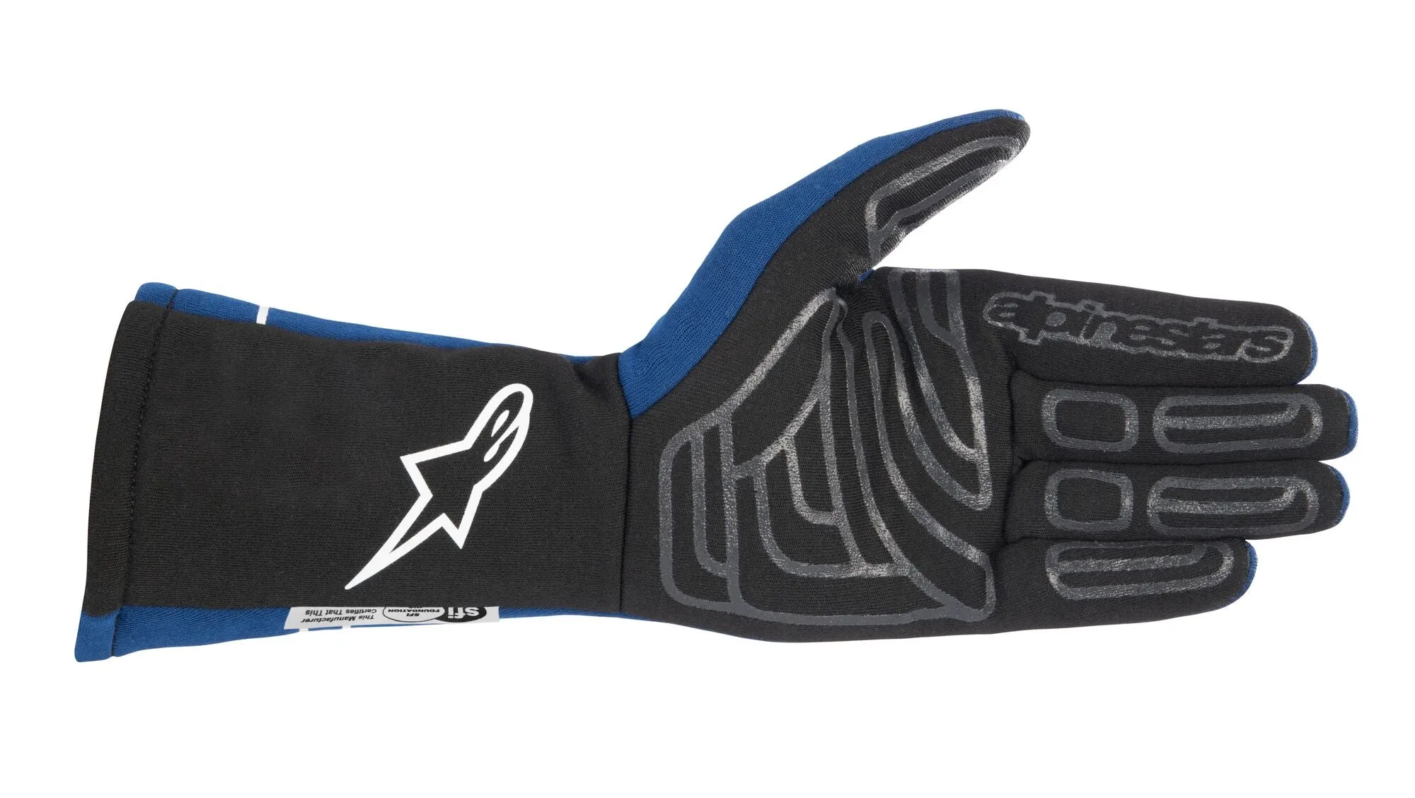 ALPINESTARS 3551523_790_M TECH 1 START v3 Racing gloves, FIA 8856-2018, royal blue, Size M