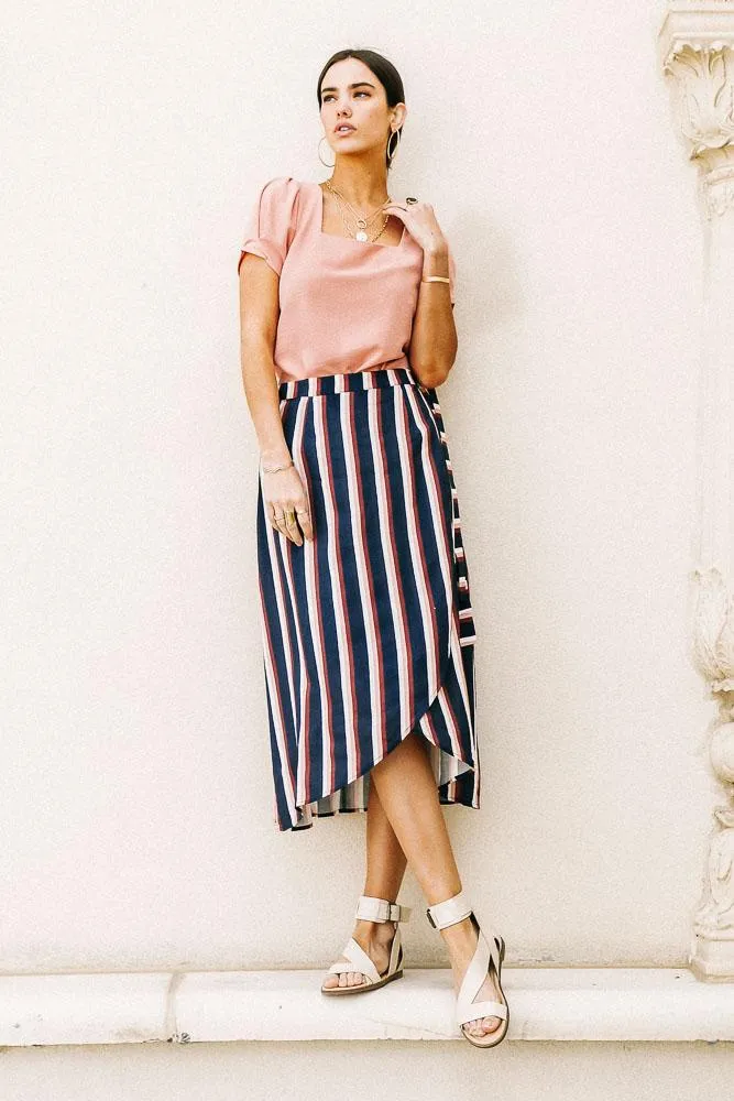 Ana Striped Skirt