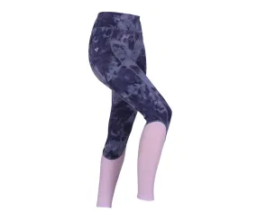 Aubrion Rhythm Mesh Riding Tights Navy TyeDye