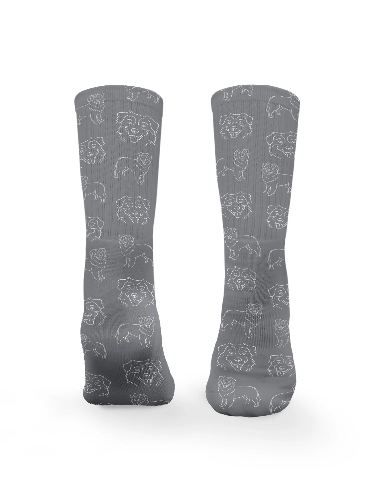 Australian Shepherd Crew Socks