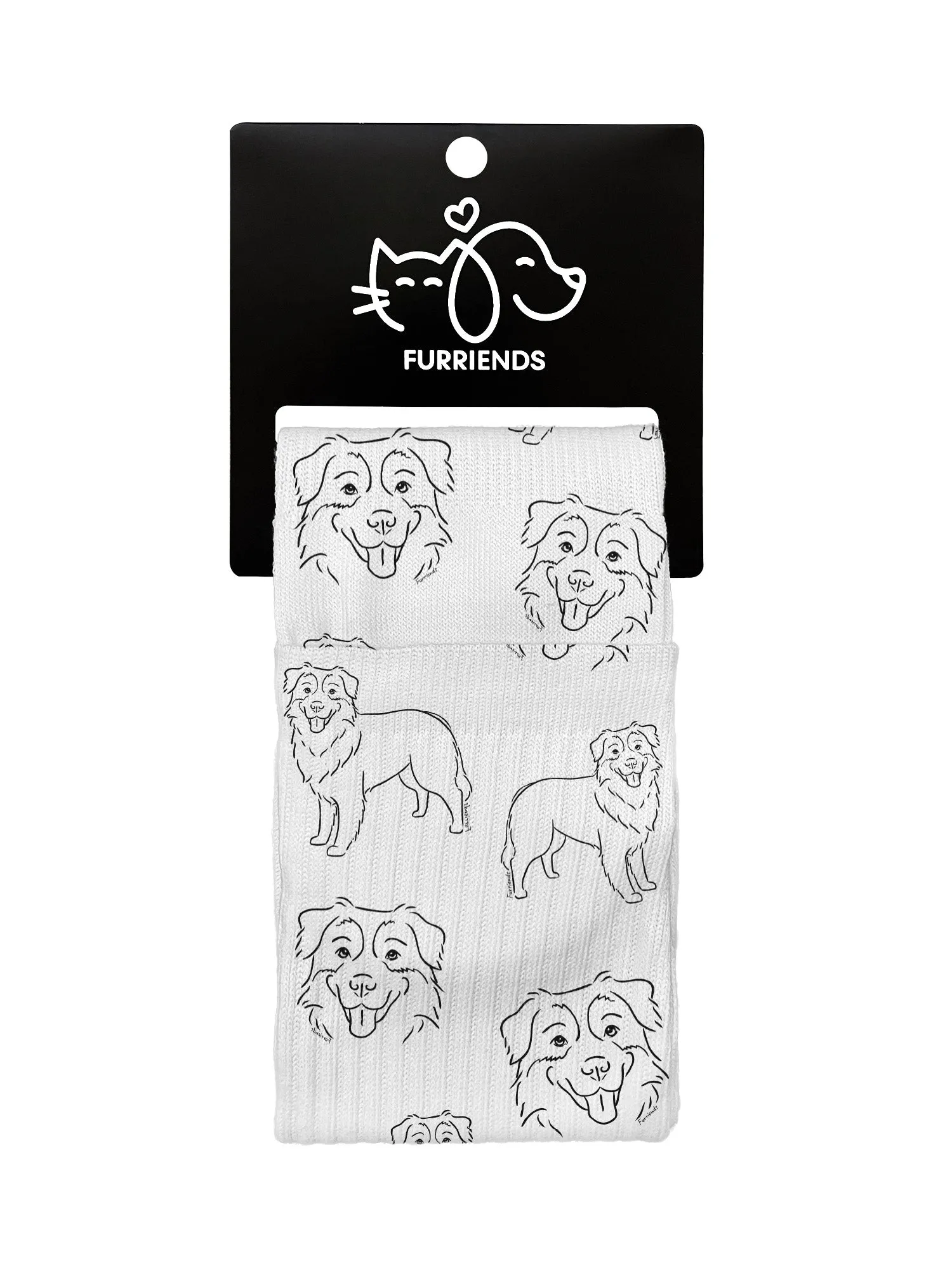 Australian Shepherd Crew Socks