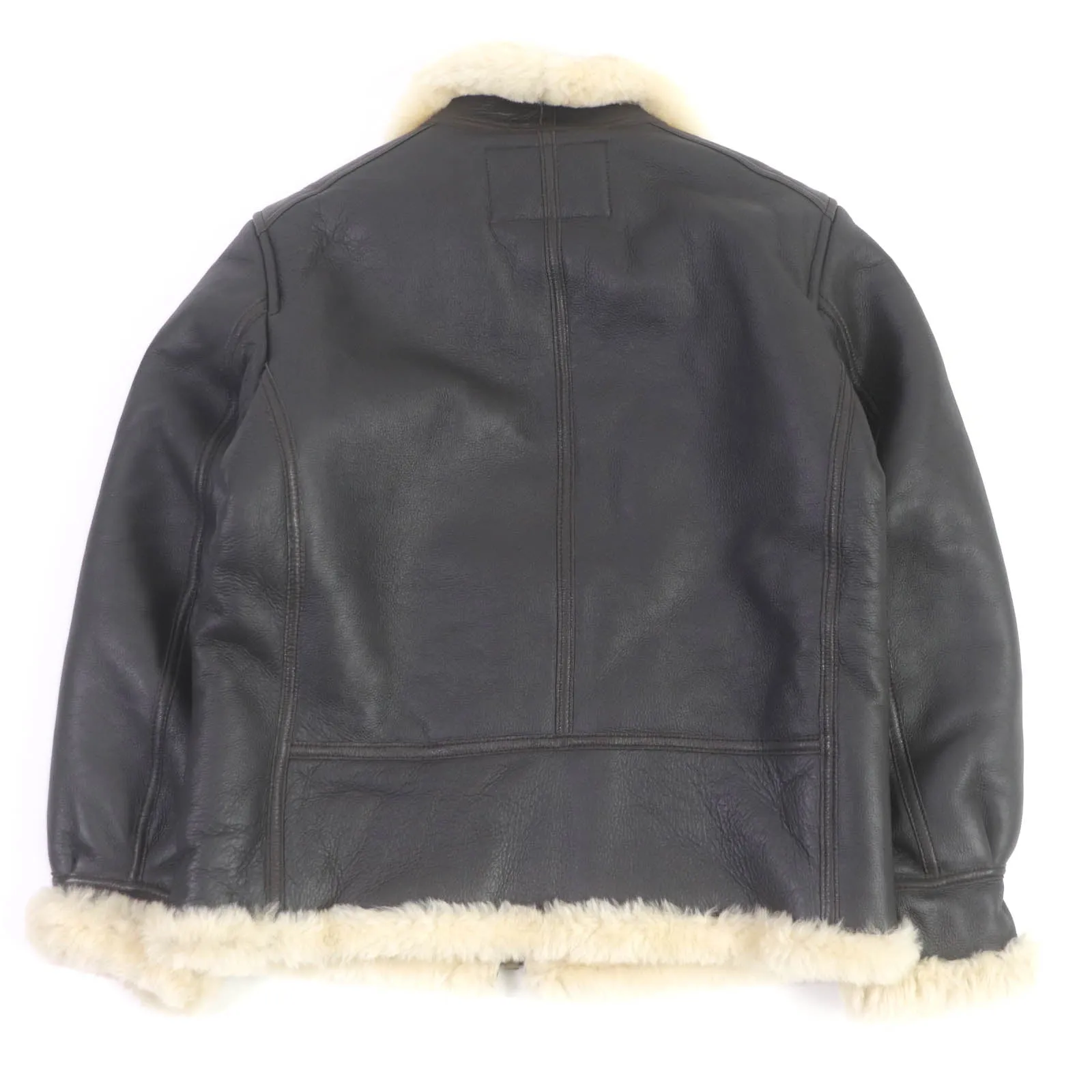 AVIREX B-3 Mouton Bomber Jacket Lamb Leather