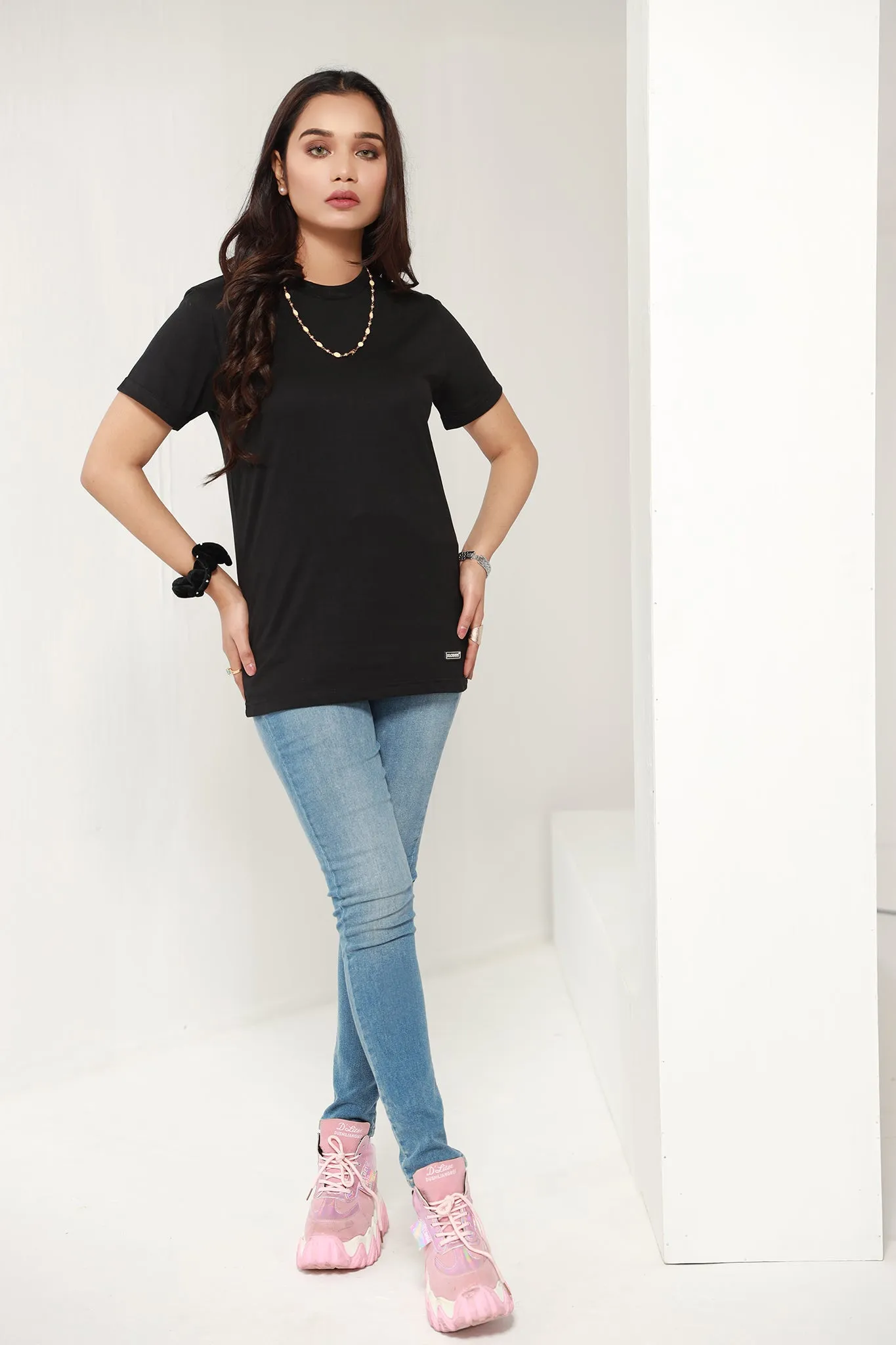 Basic Black T-Shirt (Plus Size) - P21 - MT0066P