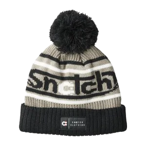 Beanie Jacquard Black Grey