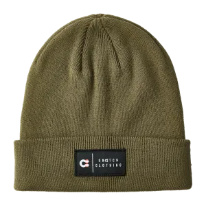 Beanie Patch Label Army Green