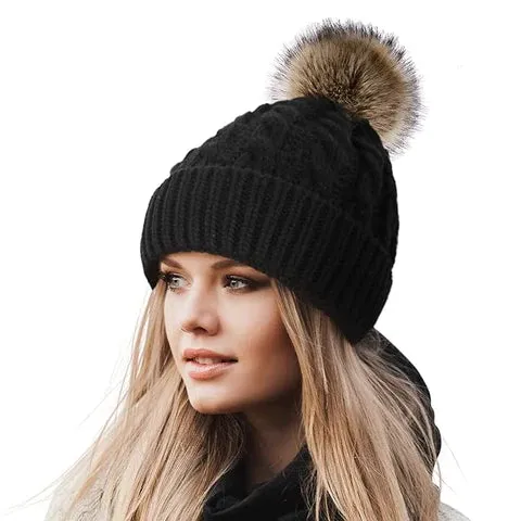 Beanie Pom Pom Hat