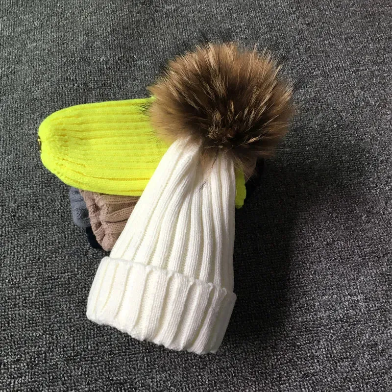 Beanie Pom Pom Hat