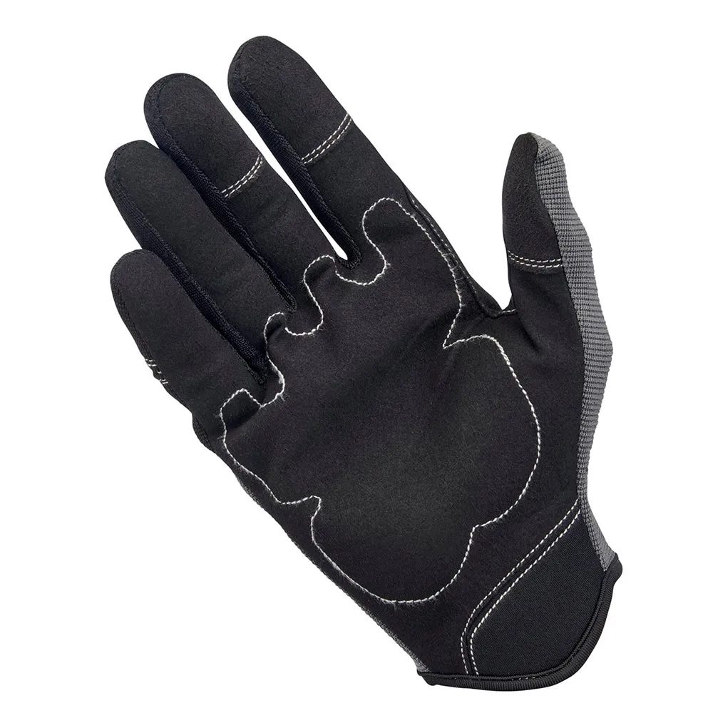 BILTWELL BILTWELL MOTO TEXTILE GLOVE [GREY/BLACK]