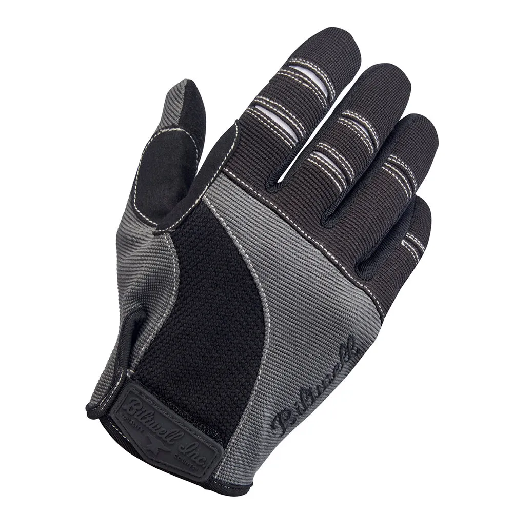 BILTWELL BILTWELL MOTO TEXTILE GLOVE [GREY/BLACK]