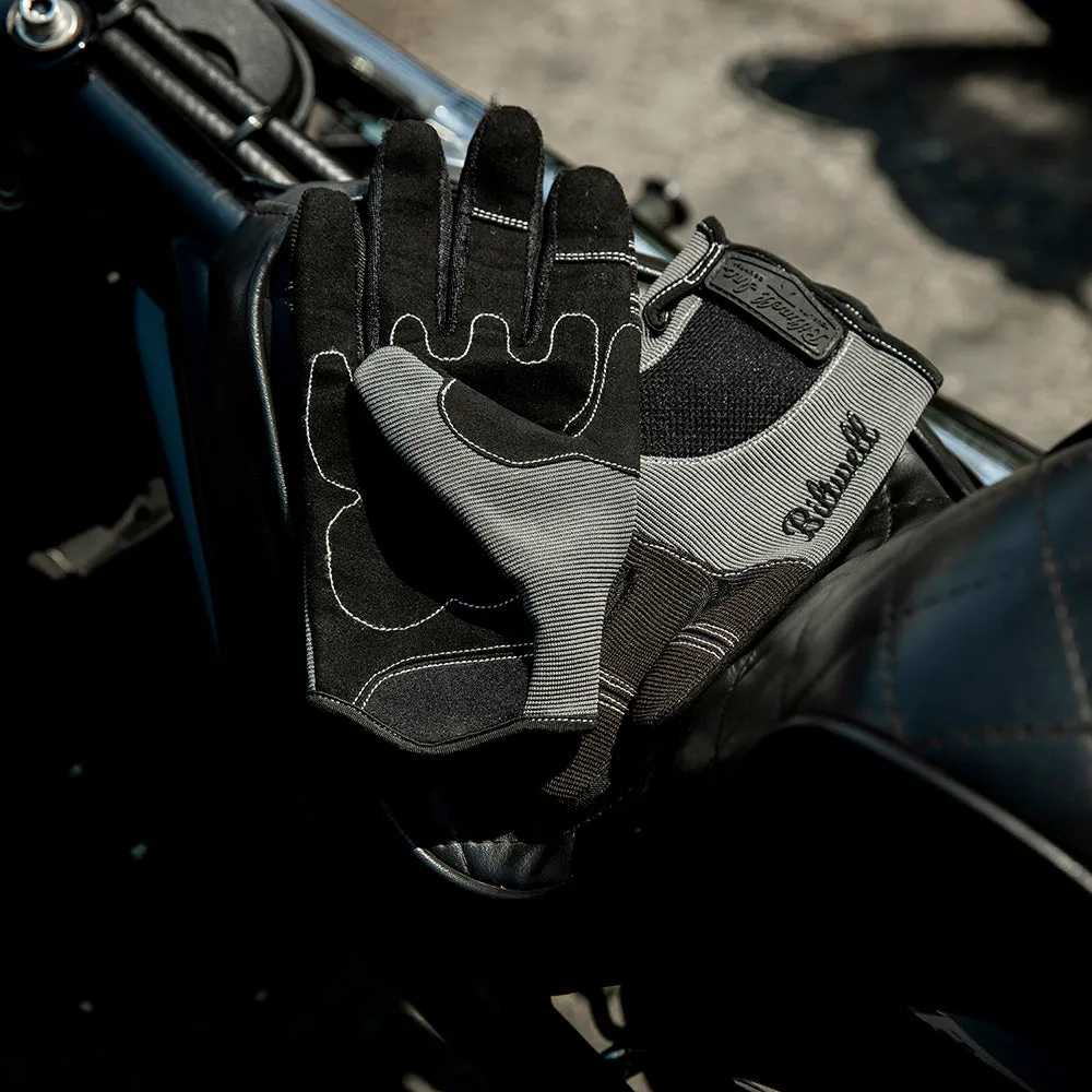 BILTWELL BILTWELL MOTO TEXTILE GLOVE [GREY/BLACK]