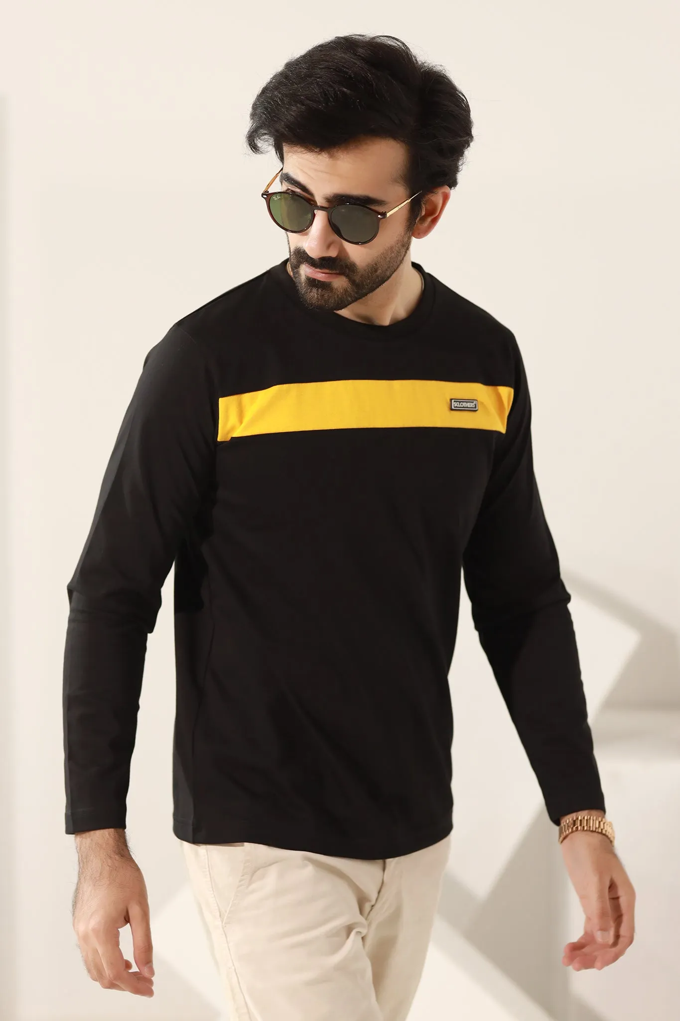 Black & Yellow T-Shirt - W20 - MT0016R