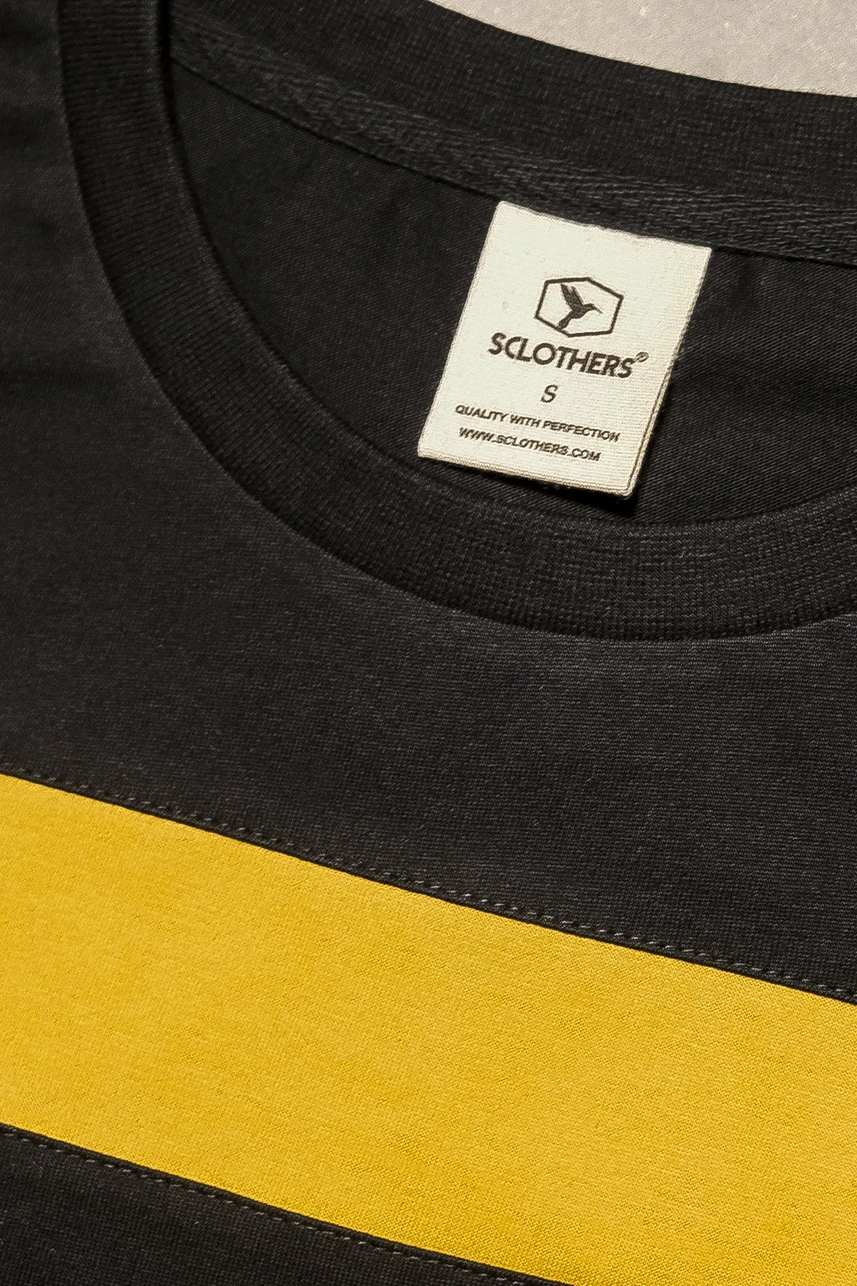 Black & Yellow T-Shirt - W20 - MT0016R