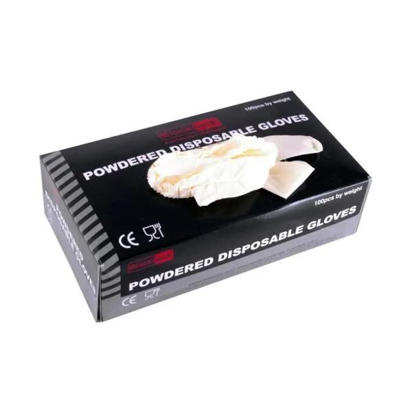 Blackrock Box of 100x Powdered Disposable Gloves Extra Large