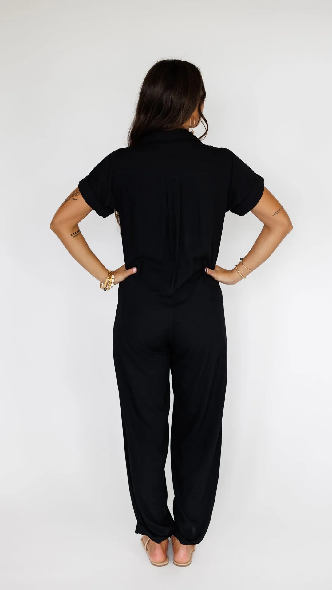 Bonsai Jumpsuit / Solid Black