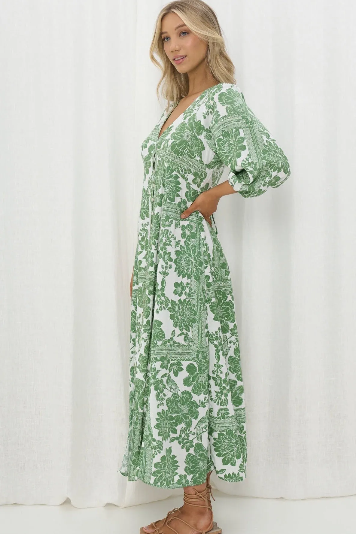 Breanna Maxi Dress - Green