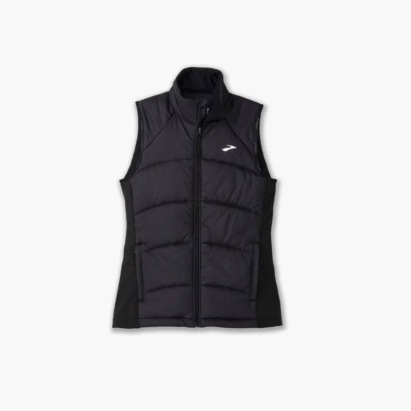 Brooks Women's Shield Hybrid Vest 3.0 in Black