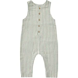 Button Jumpsuit | Summer Stripe