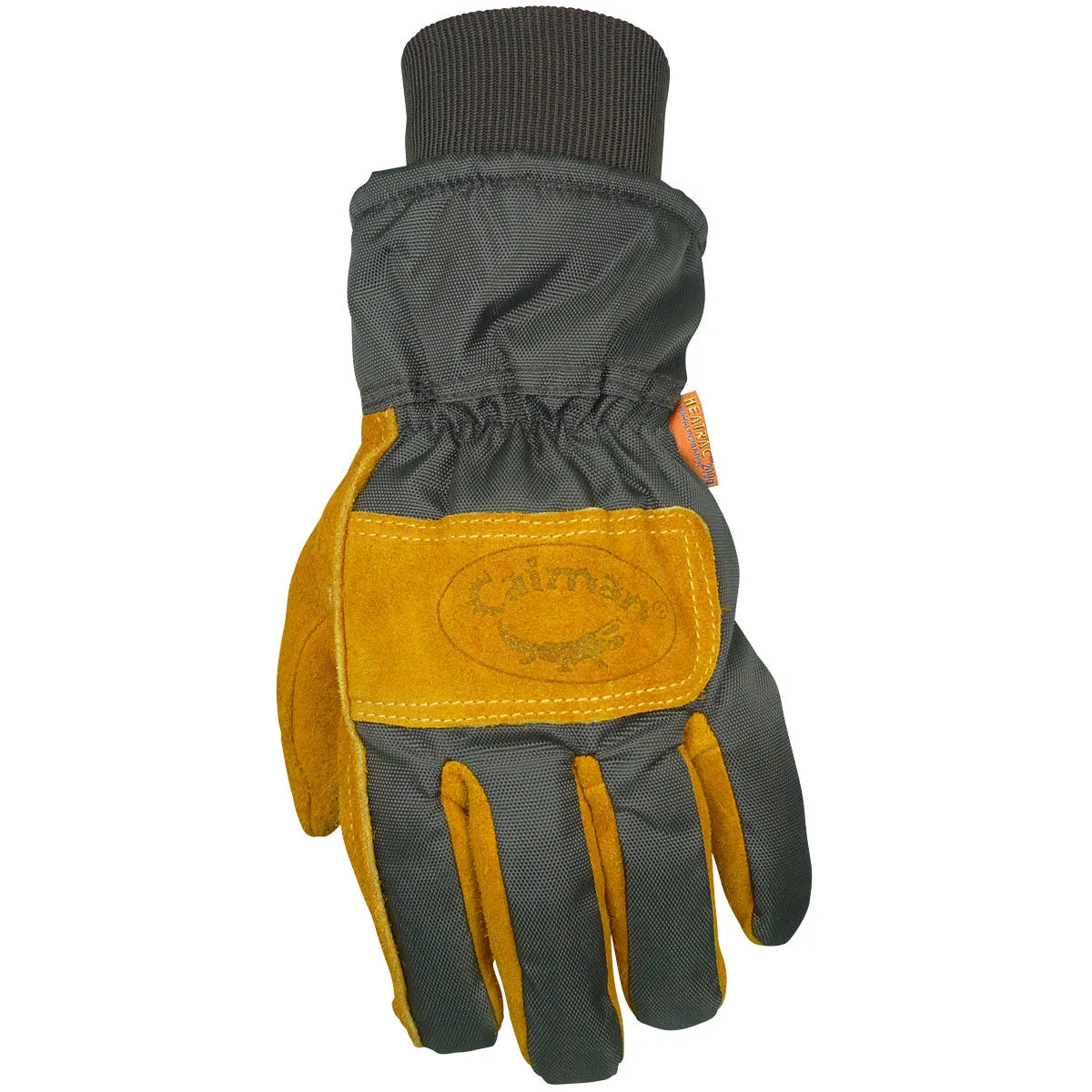 Caiman 1352 Cowhide Leather Palm Glove with Polyester Back Heatrac Insulation Safety Glove (One Dozen)