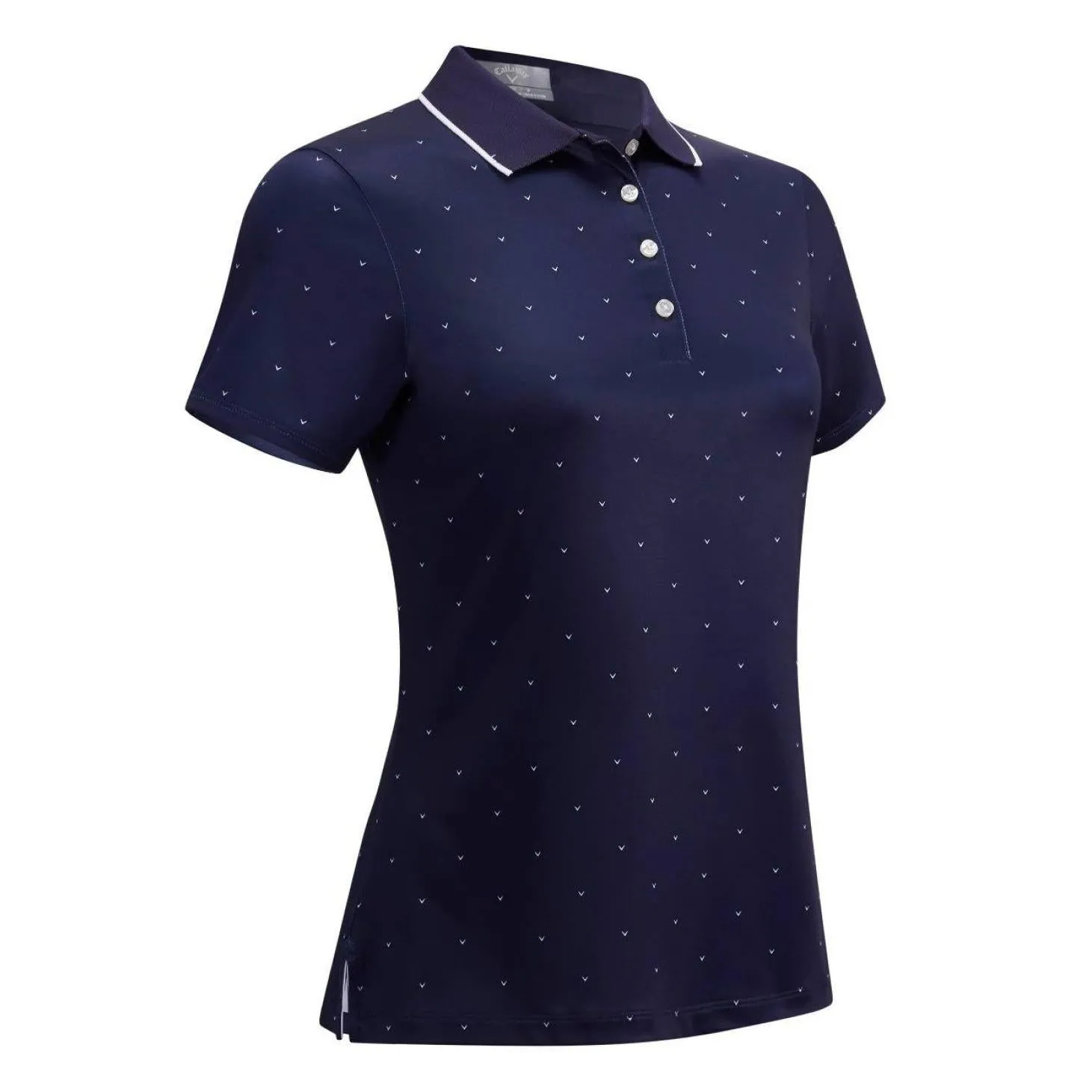 Callaway Ladies All Over Chevron Golf Polo Shirt CGKS9011