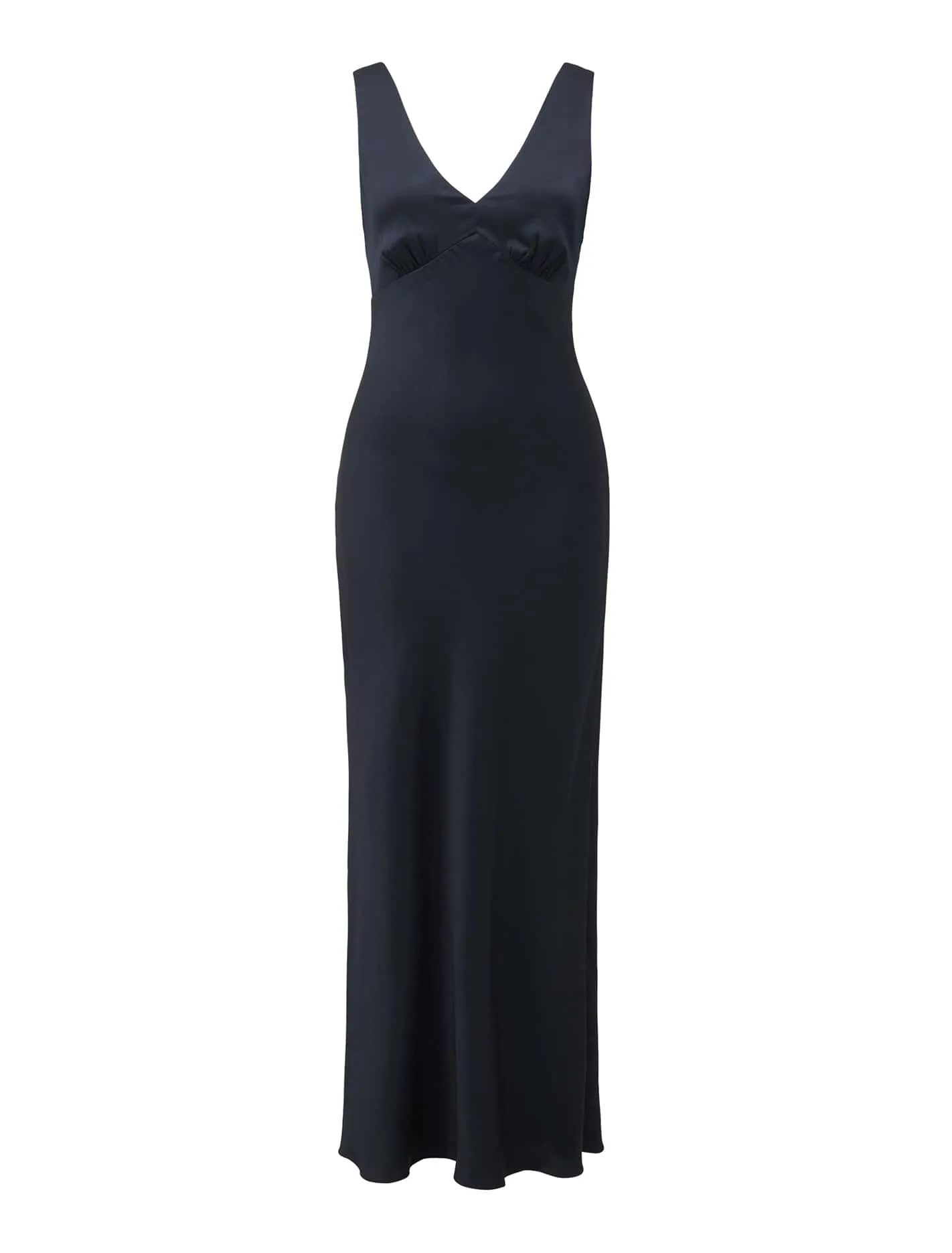 Cameron V Neck Satin Maxi Dress