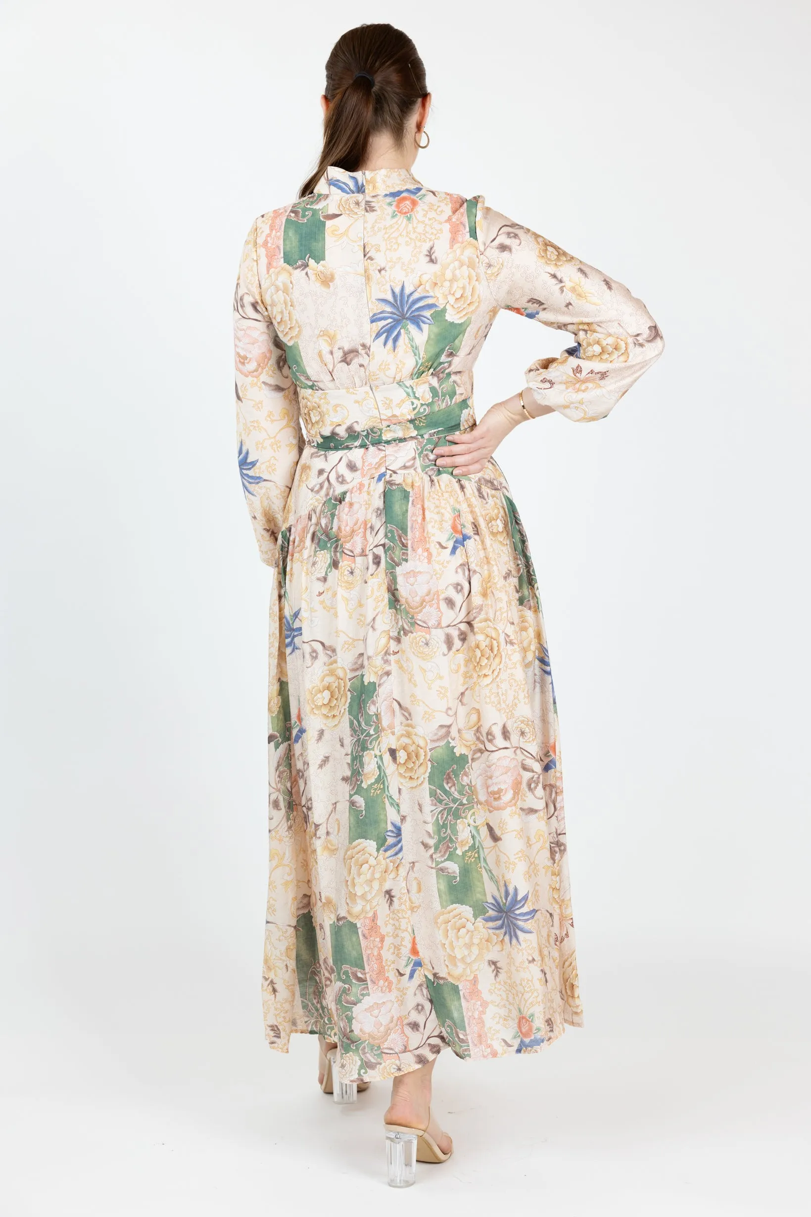 Carminia Print Maxi Dress