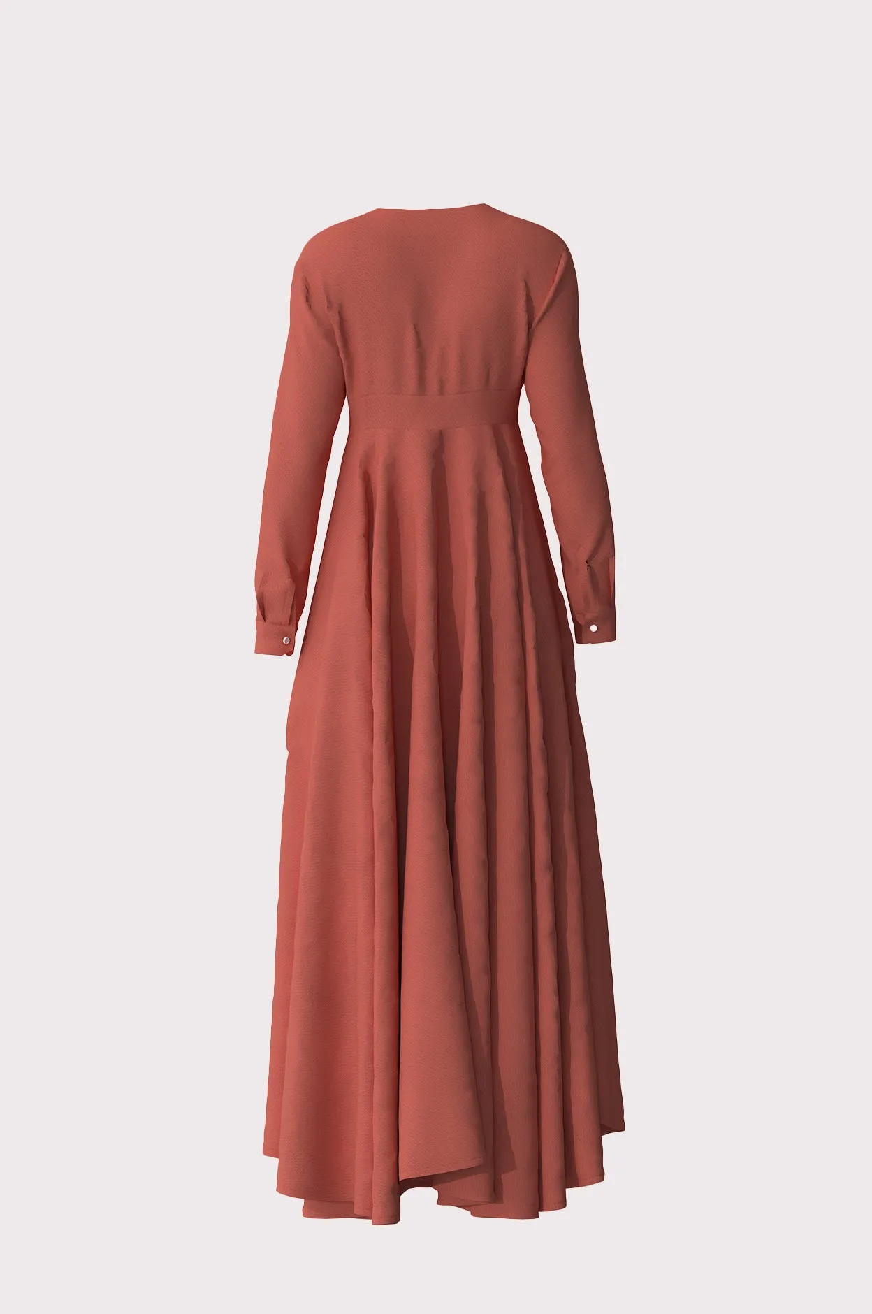 Cassandra Maxi Dress - Terracotta