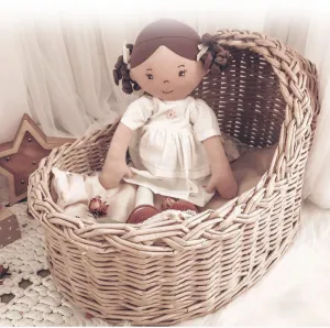 Cecilia Linen Doll with Brown Hair - Bonikka