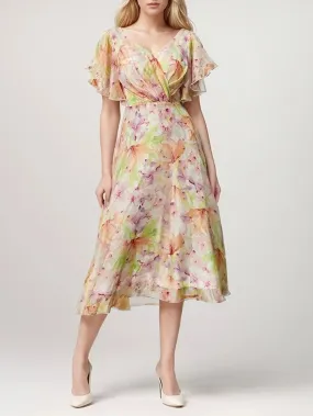 Danah Butterfly Midi Dress