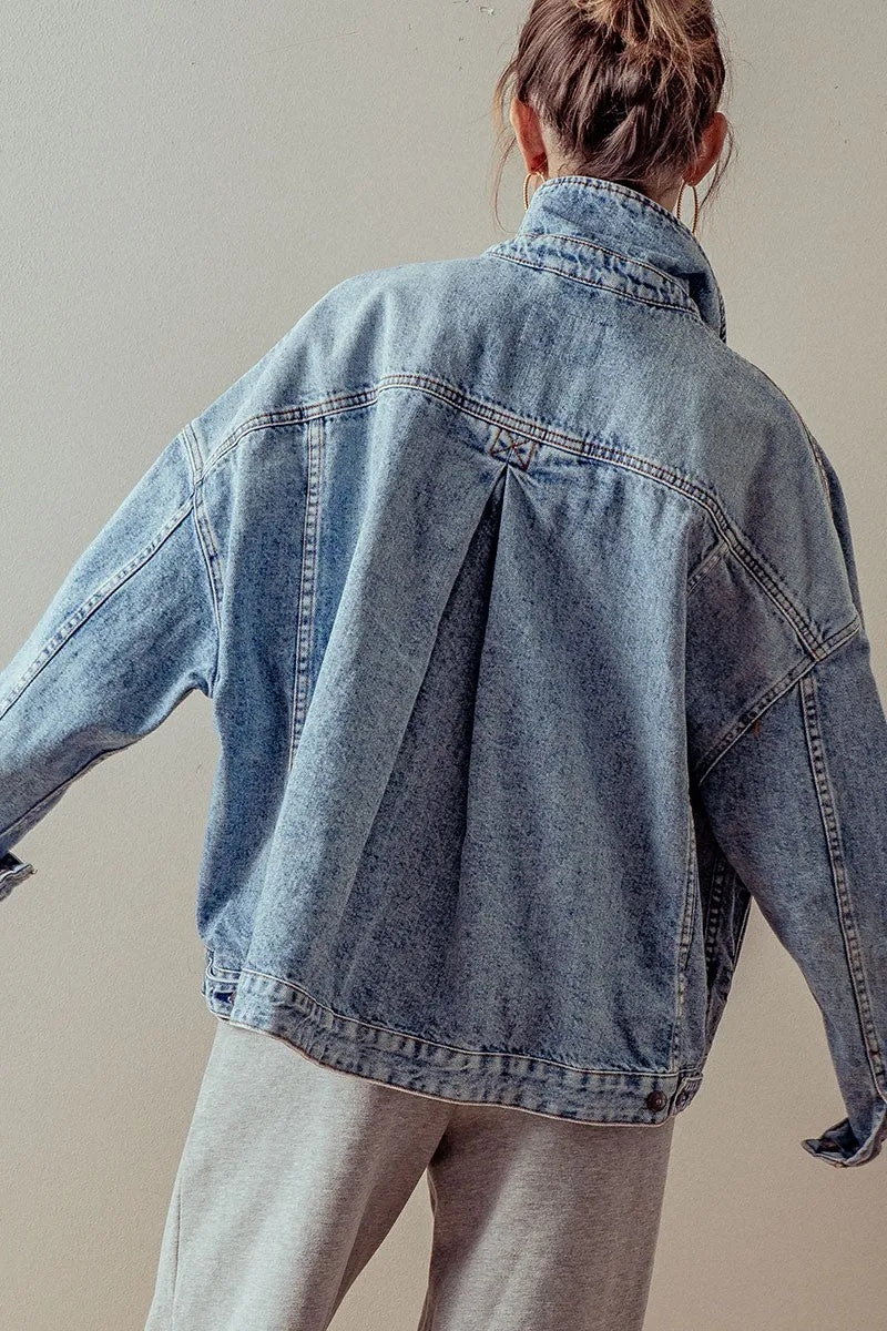 Denim Button Up Jacket