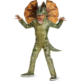 Dilophosaurus Deluxe Child Costume 3T To 4T, X-Small