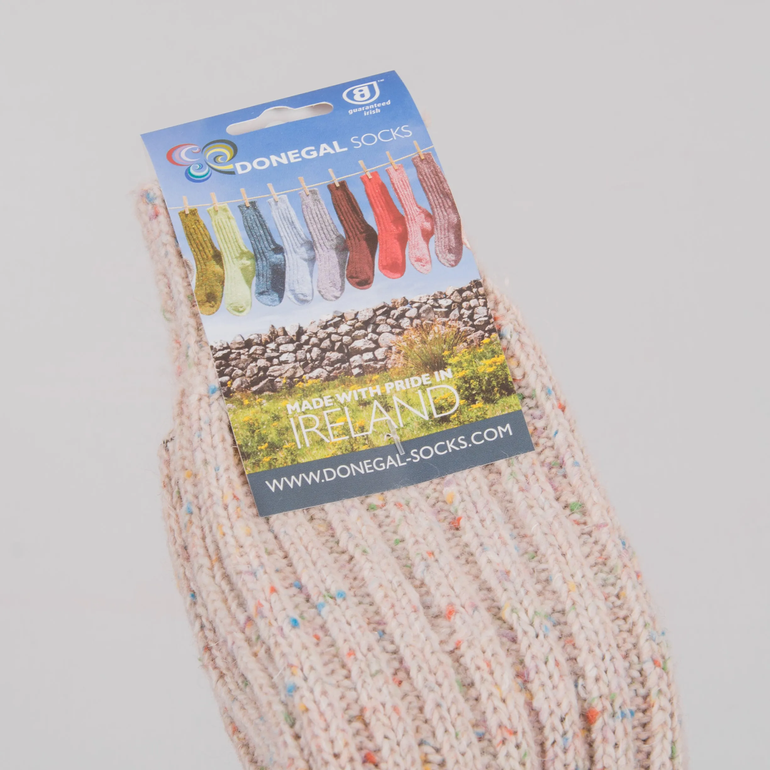 Donegal Socks in traditional Wool - 302 Multi