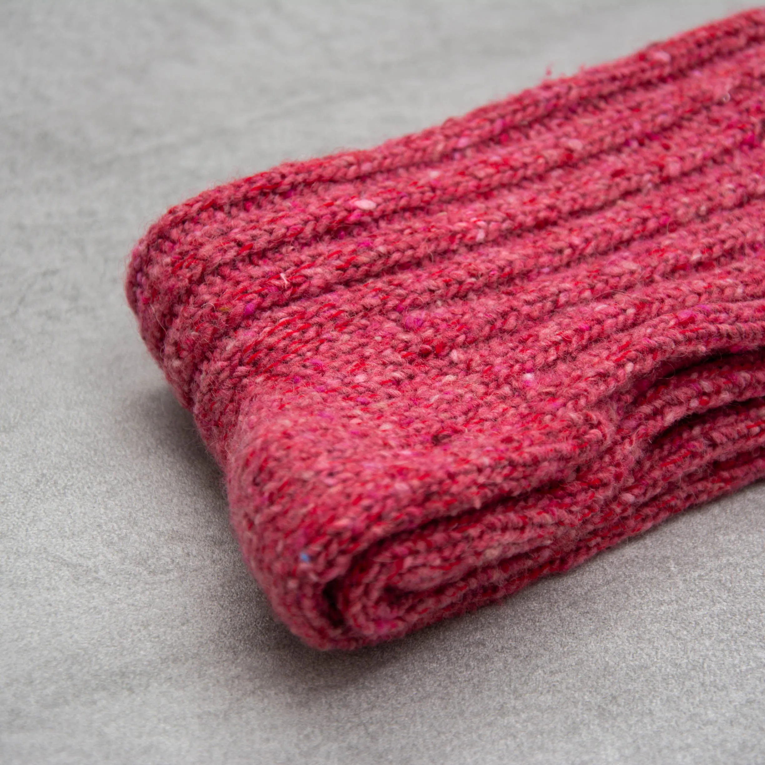 Donegal Socks in traditional Wool - 311 Fuscia