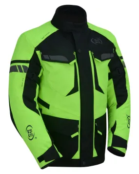 DS4616 Advance Touring Textile Motorcycle Jacket for Men - Hi-Viz