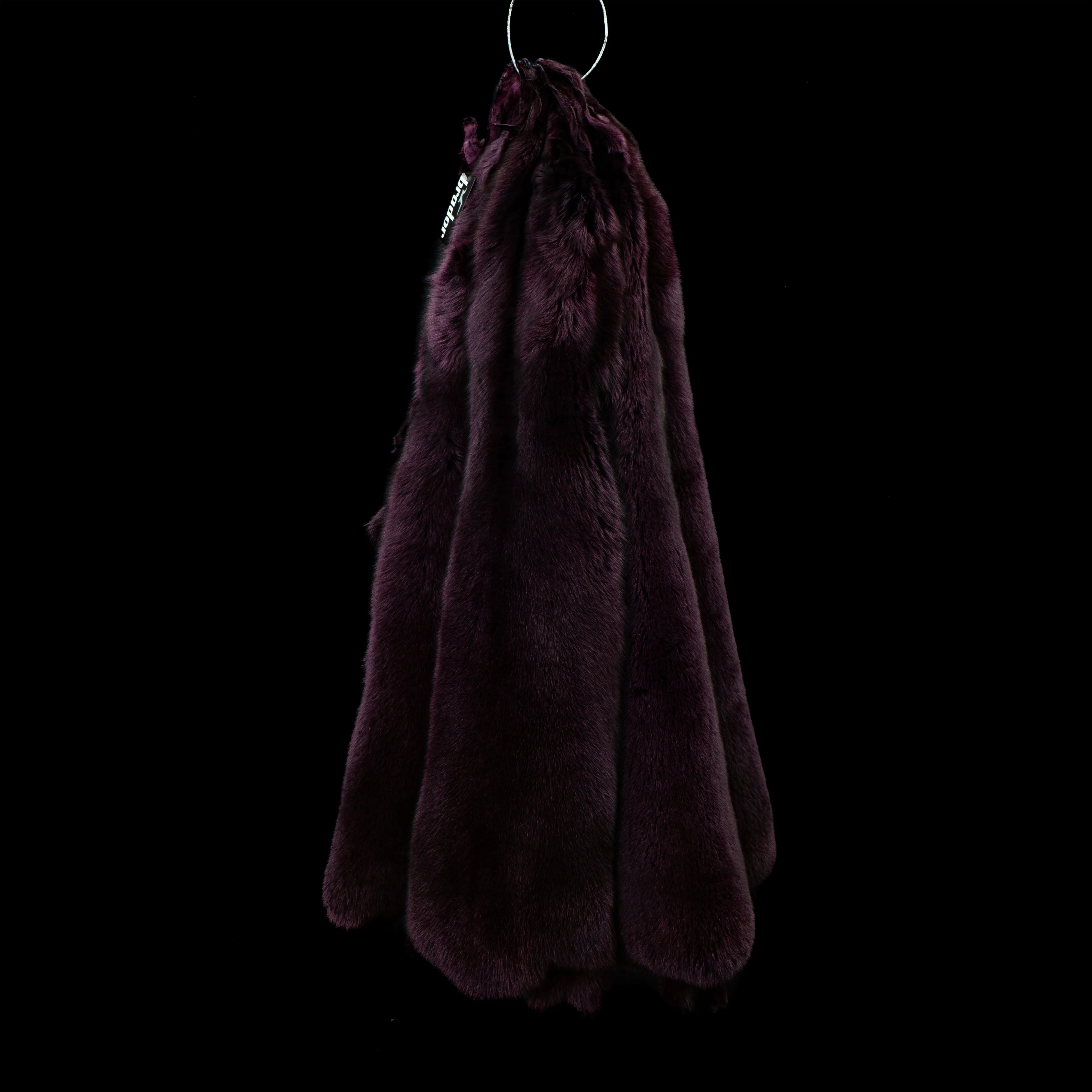 Dyed Norweigan Blue Fox Fur - Raisin