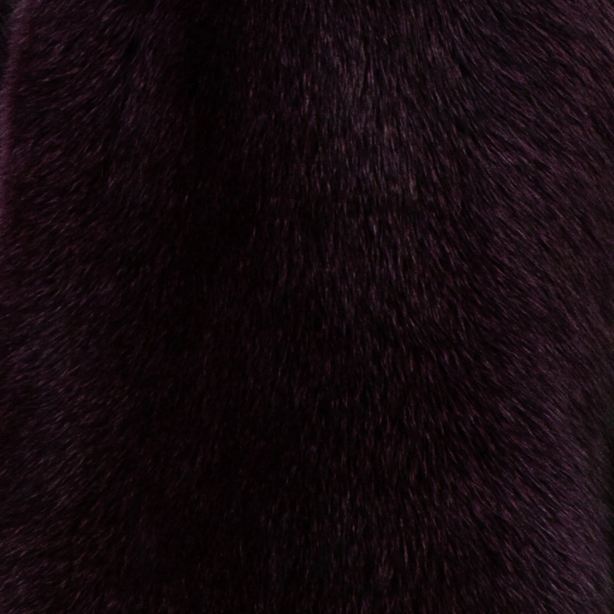 Dyed Norweigan Blue Fox Fur - Raisin