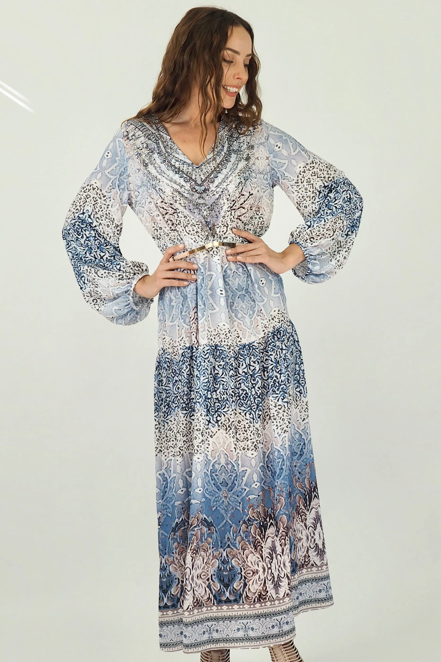 Edwina Embellished Maxi Dress