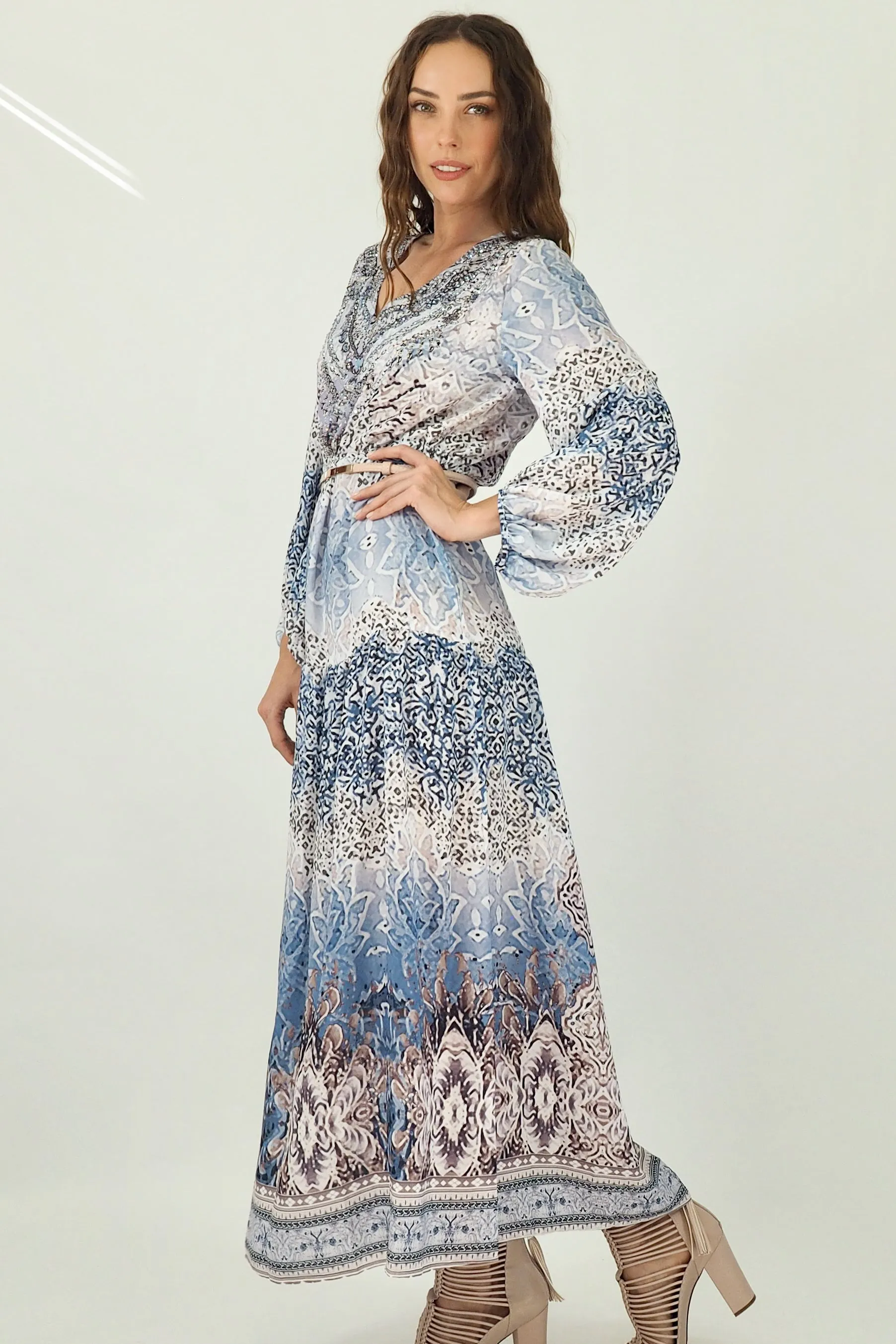 Edwina Embellished Maxi Dress