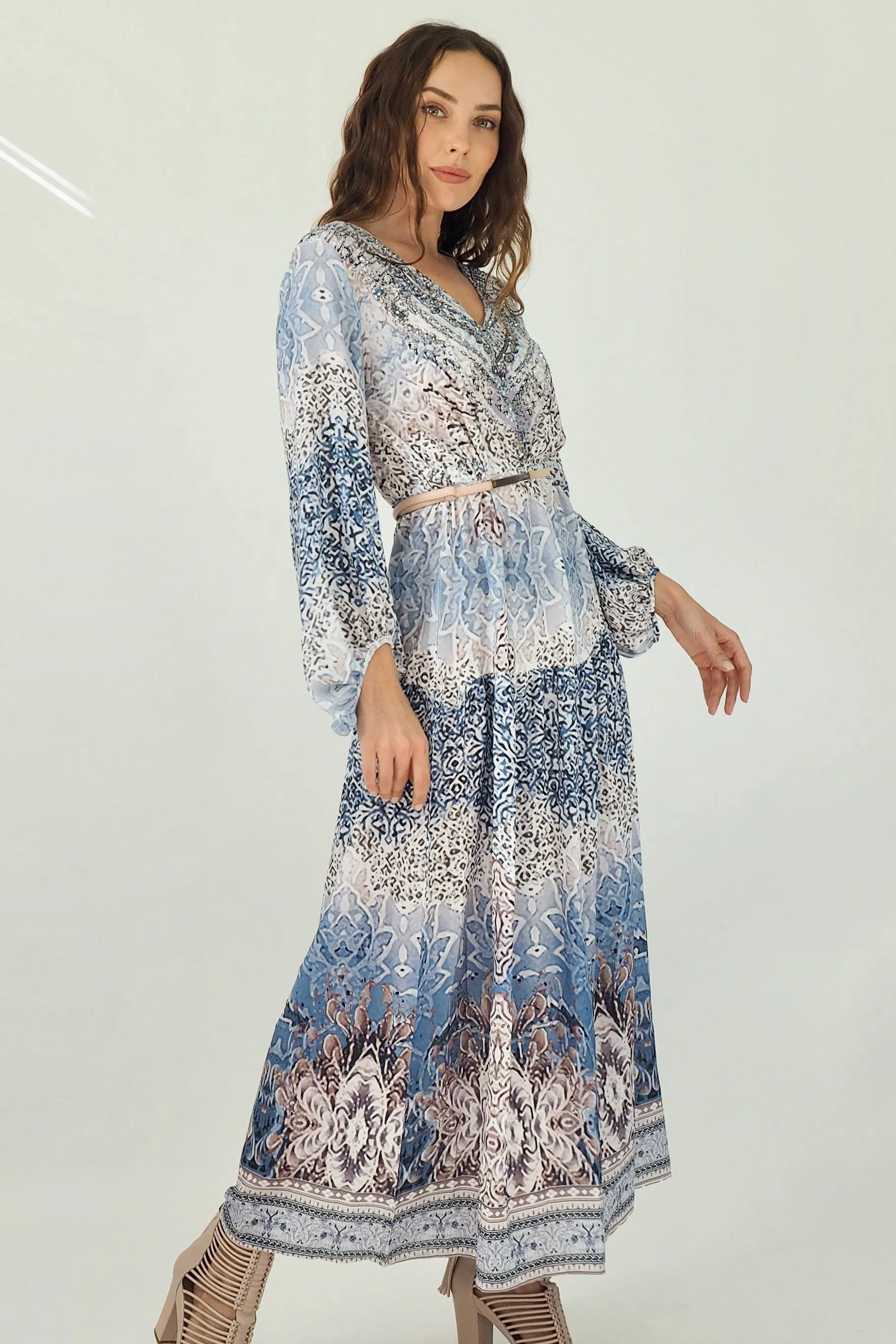 Edwina Embellished Maxi Dress