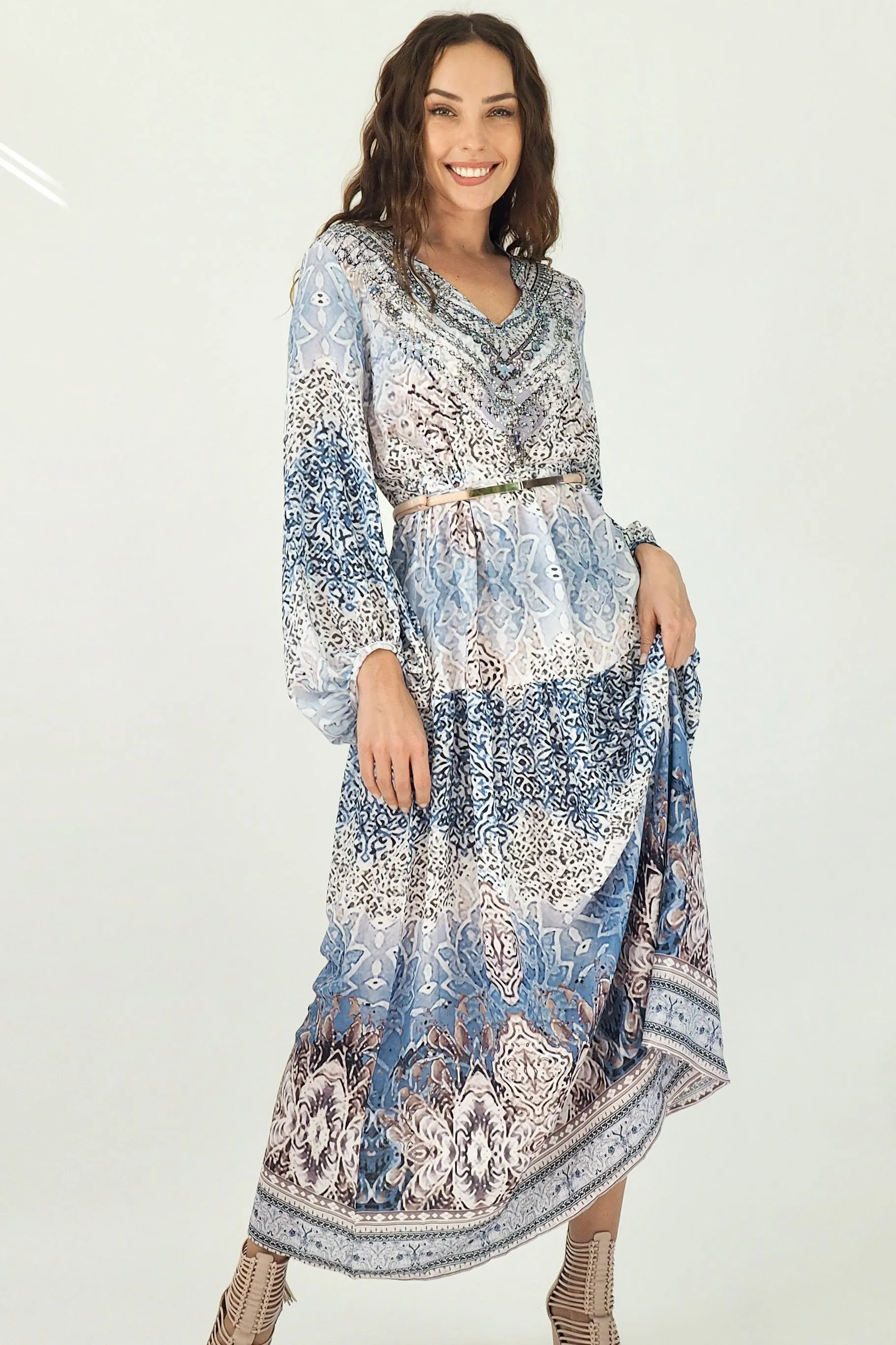 Edwina Embellished Maxi Dress